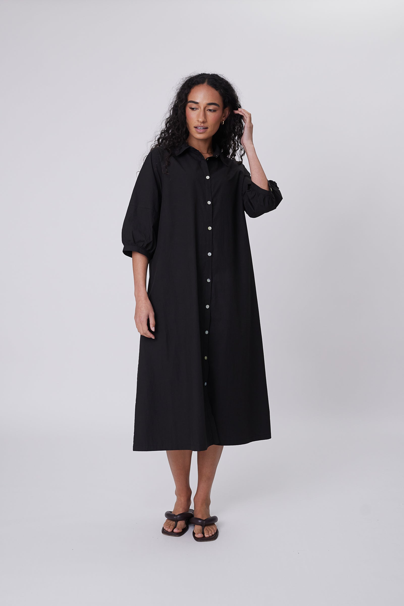 cascade shirt dress Cascade Petal Sleeve Shirt Dress 3.1 Phillip Lim