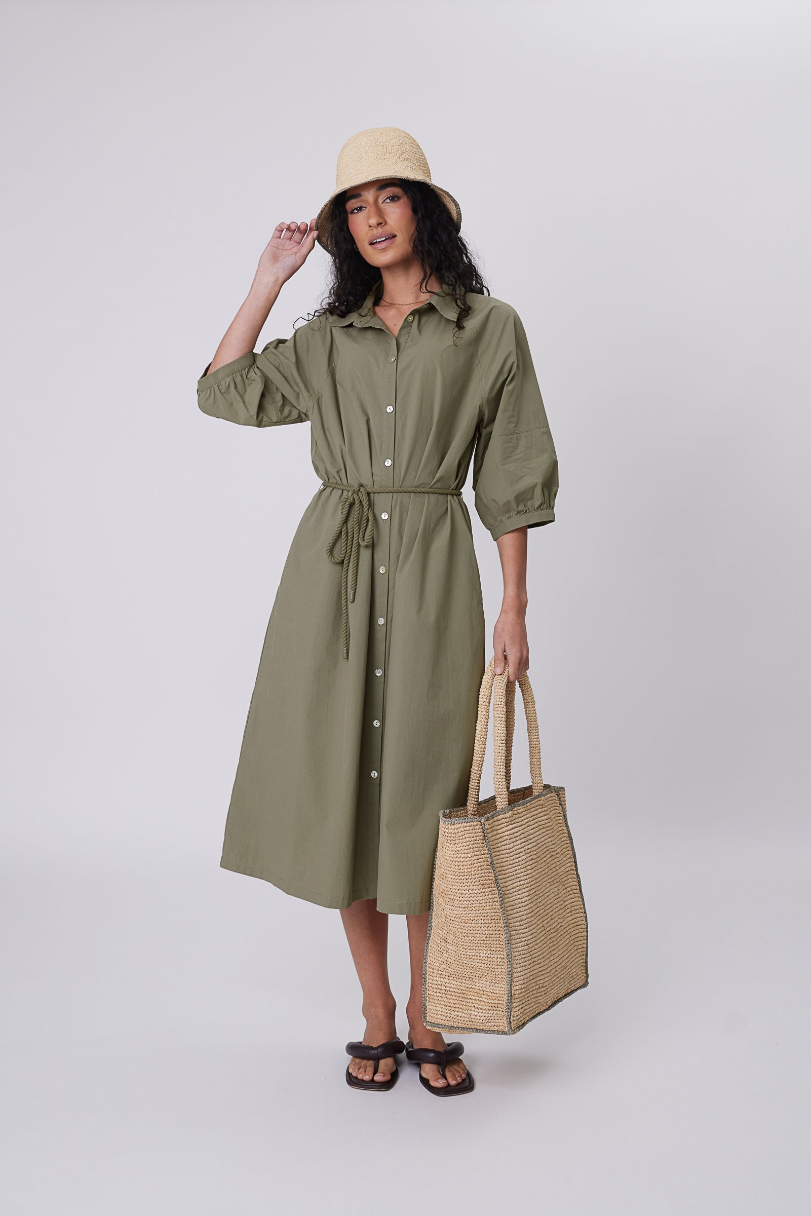 cascade shirt dress Cascade Petal Sleeve Shirt Dress 3.1 Phillip Lim