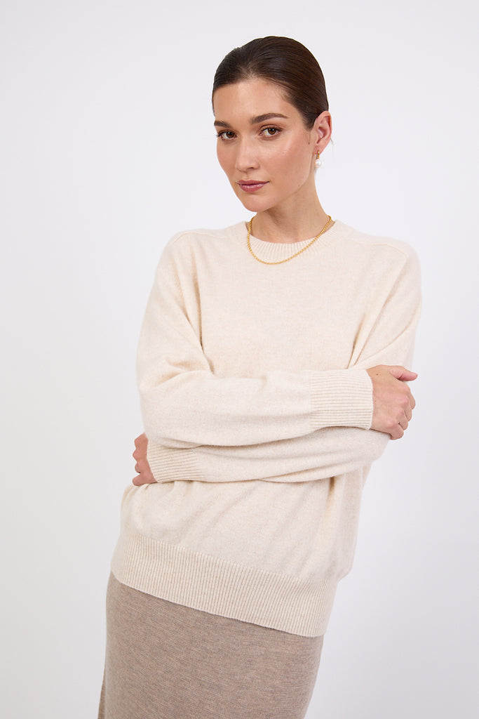 Cashmere Crew - Shell | marlowstore.com
