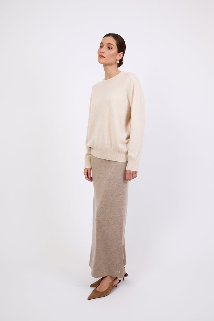 Cashmere Crew - Shell | marlowstore.com