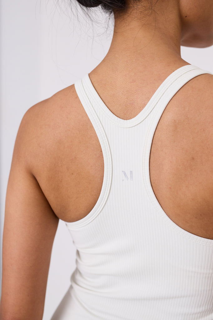 Sl Rib Contour Tank Contour Air Rib Tank - Ivory | marlowstore.com