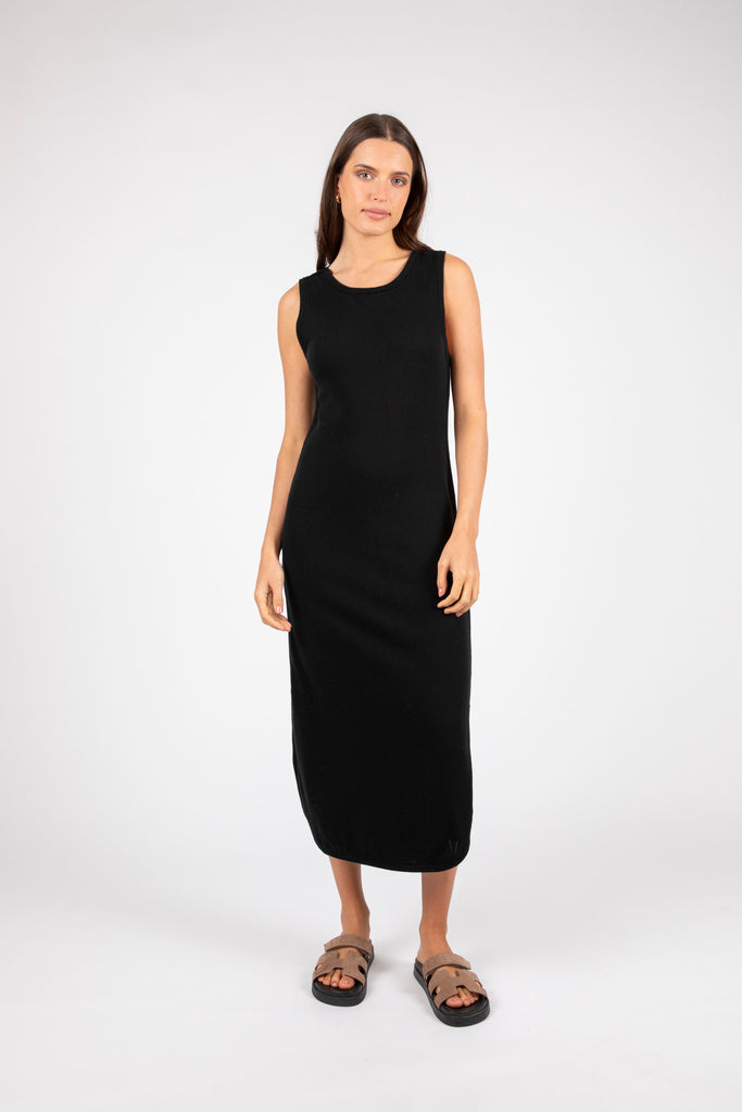 Reflect Knit Dress - Black