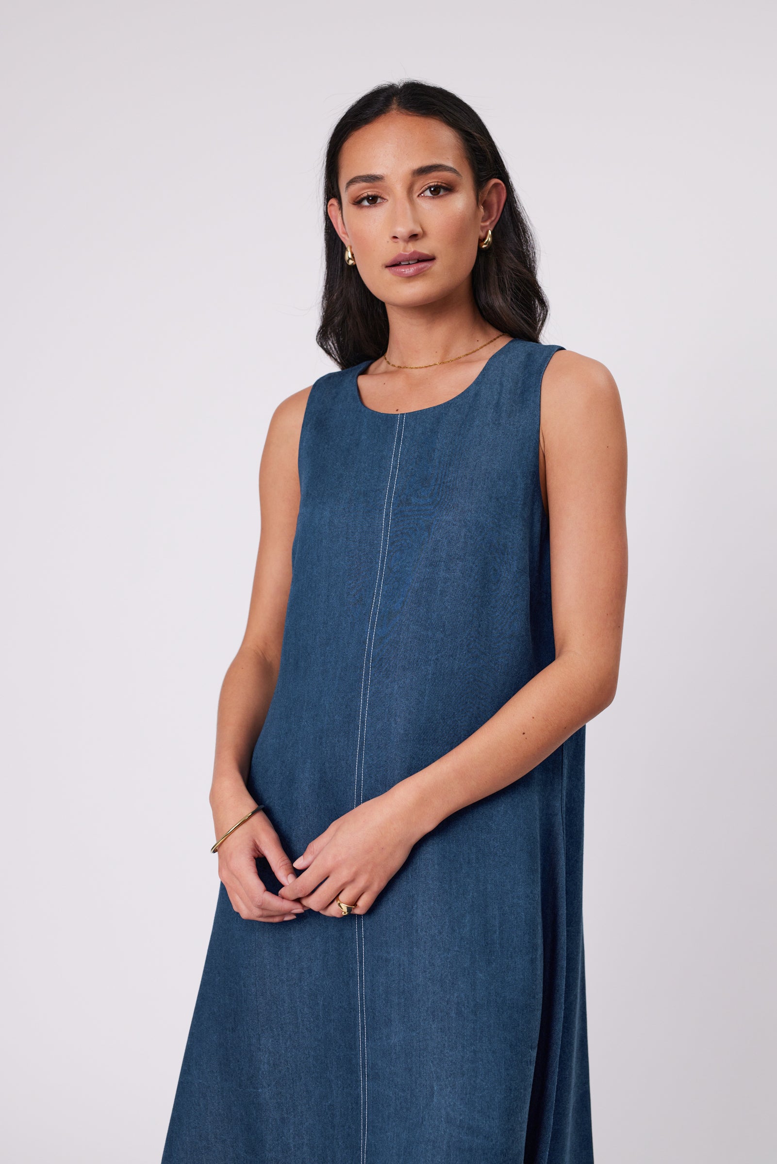 Florence and fred denim dress best sale