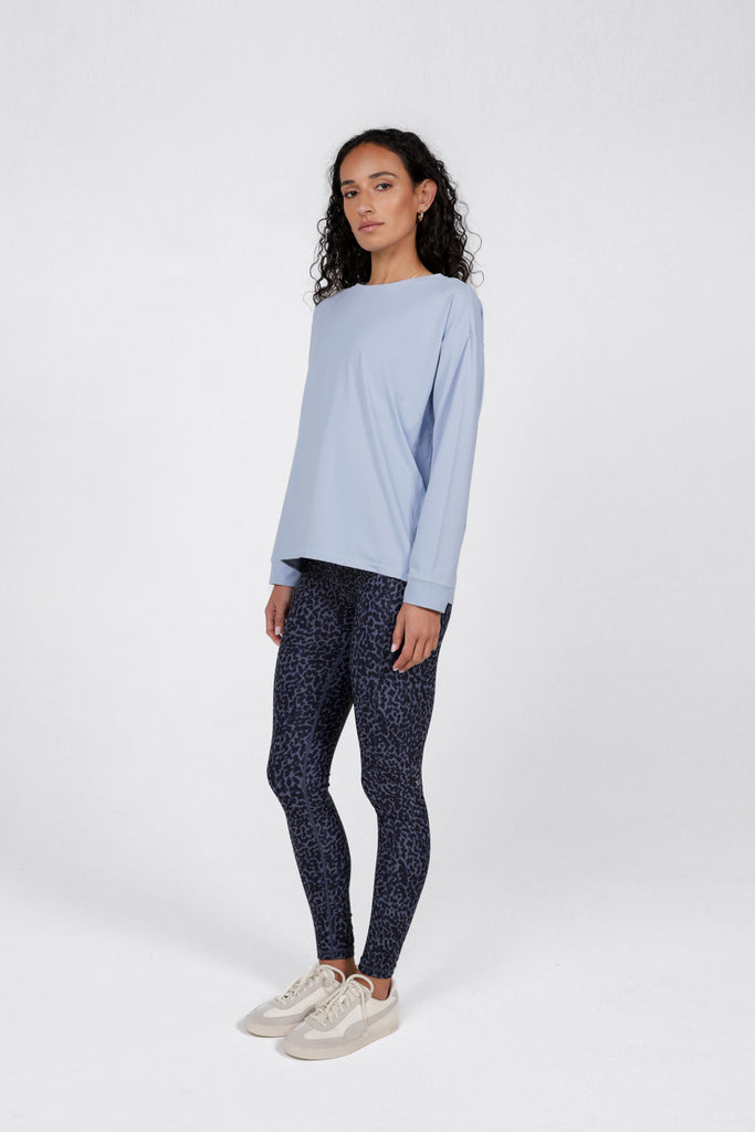 Forme Long Sleeve Tee - Ice Blue | marlowstore.com