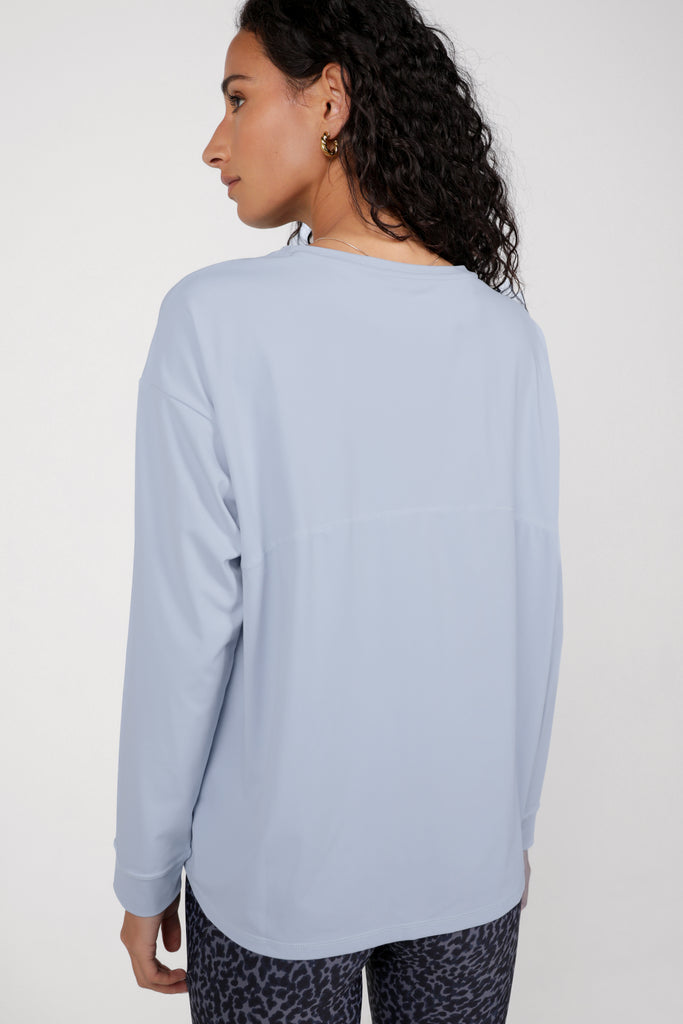 Forme Long Sleeve Tee - Ice Blue | marlowstore.com