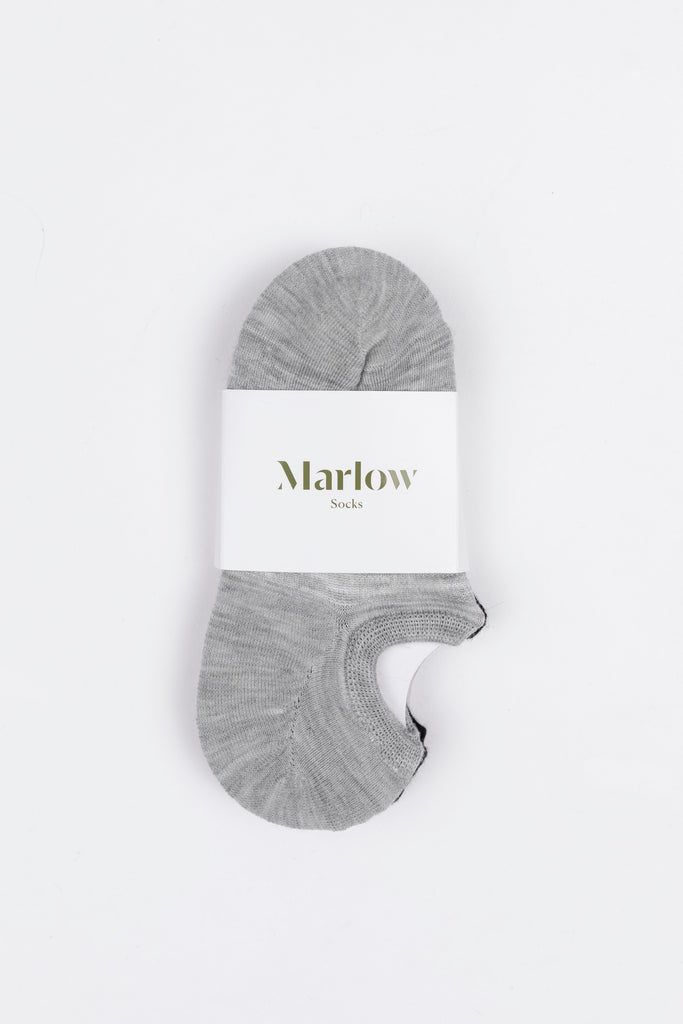 Merino Ankle Sock 2 Pack - Grey/Black