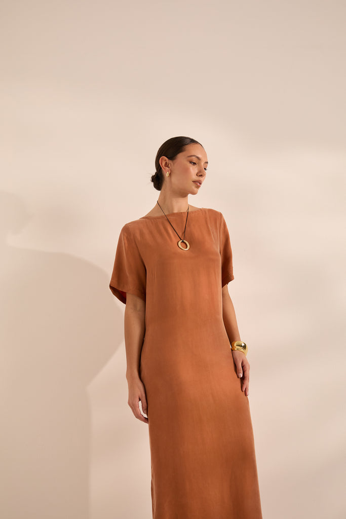 Reverb Dress - Rust | marlowstore.com Reverb Dress - Rust | marlowstore.com