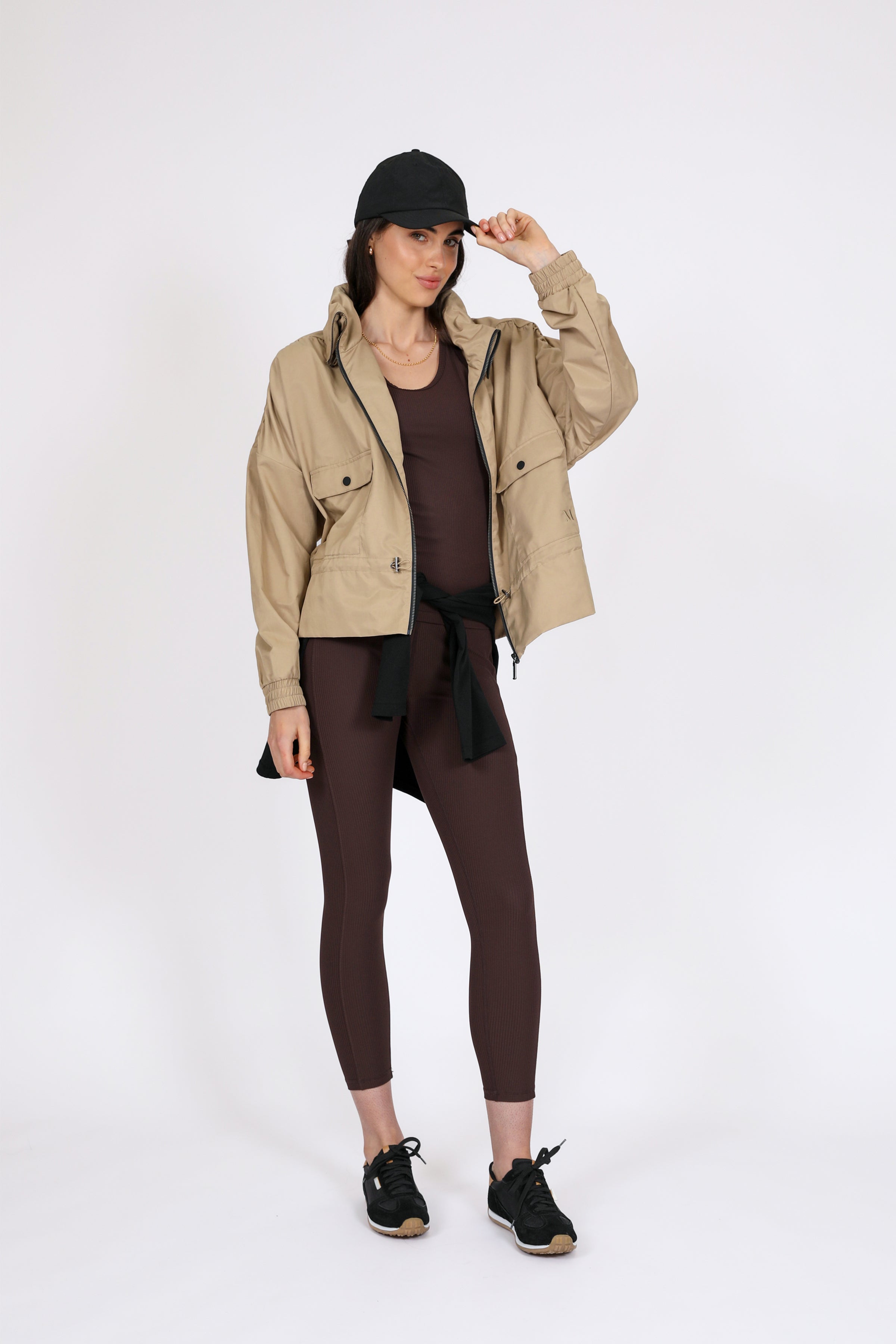 Sahara Utility Jacket - Camel | marlowstore.com
