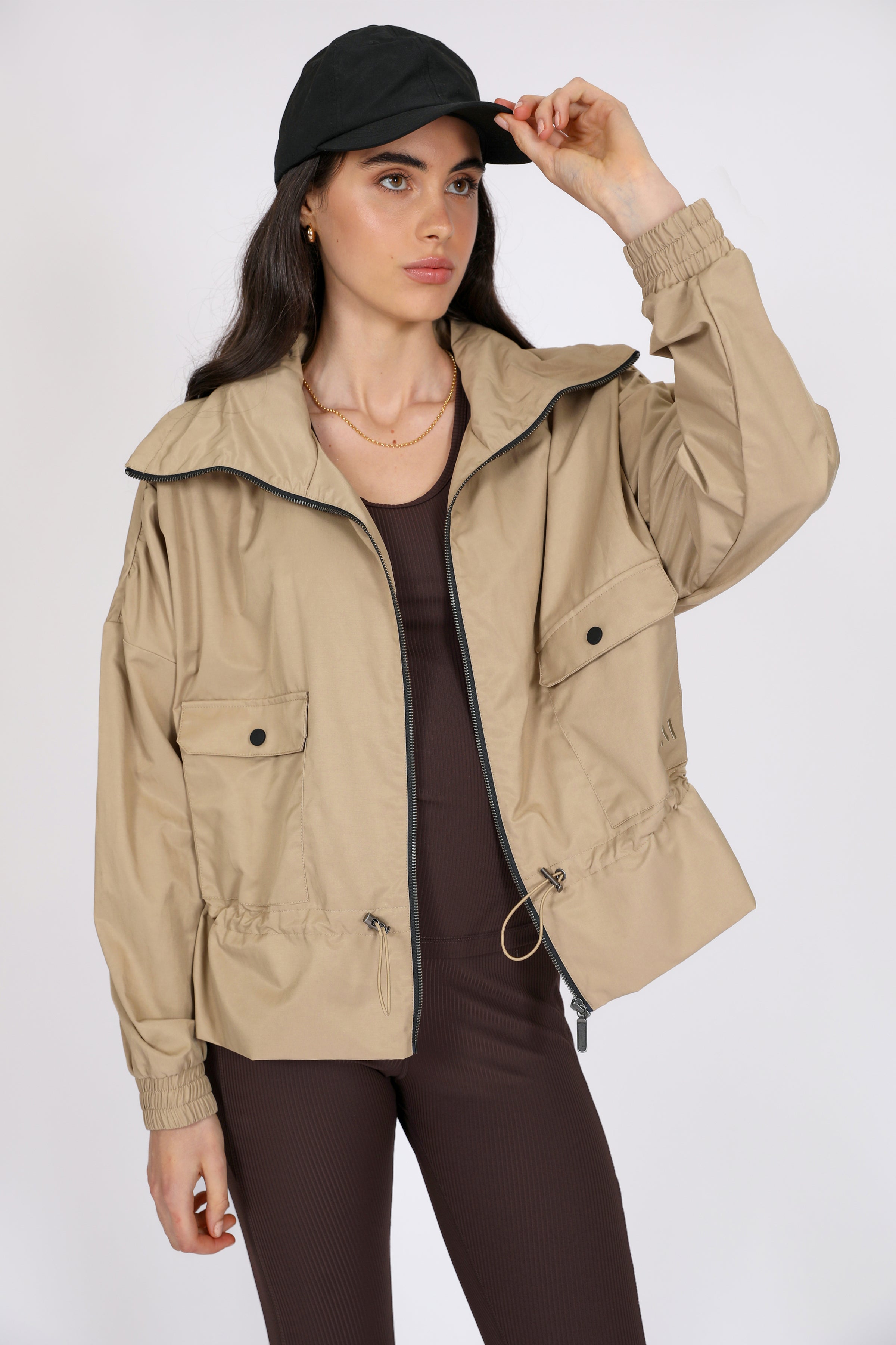 Sahara Utility Jacket - Camel | marlowstore.com