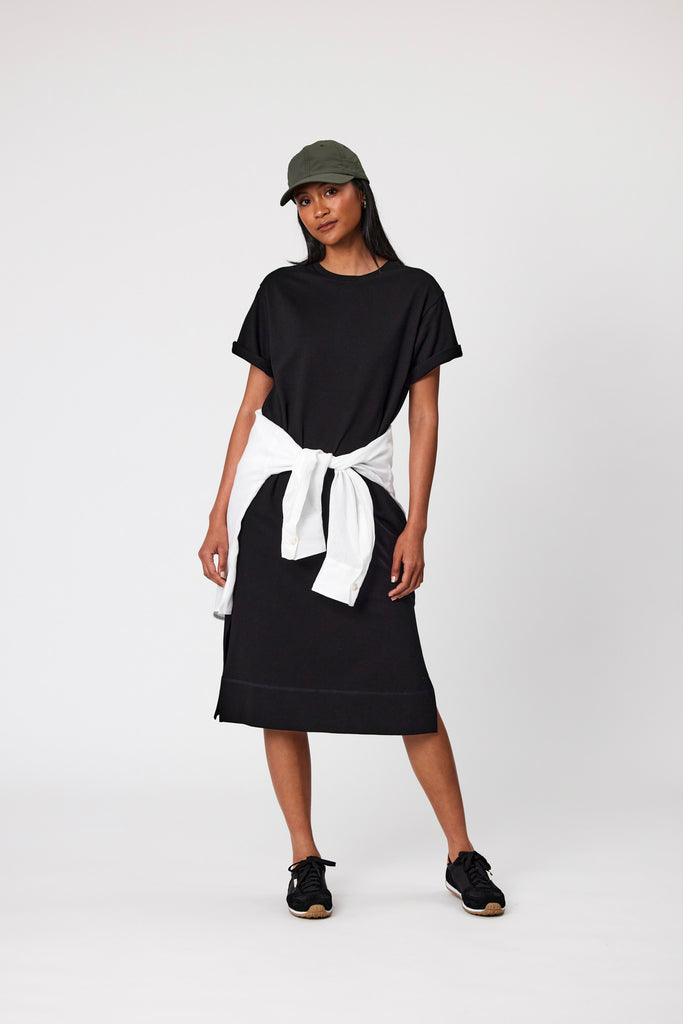 Weekday Midi Dress Black1
