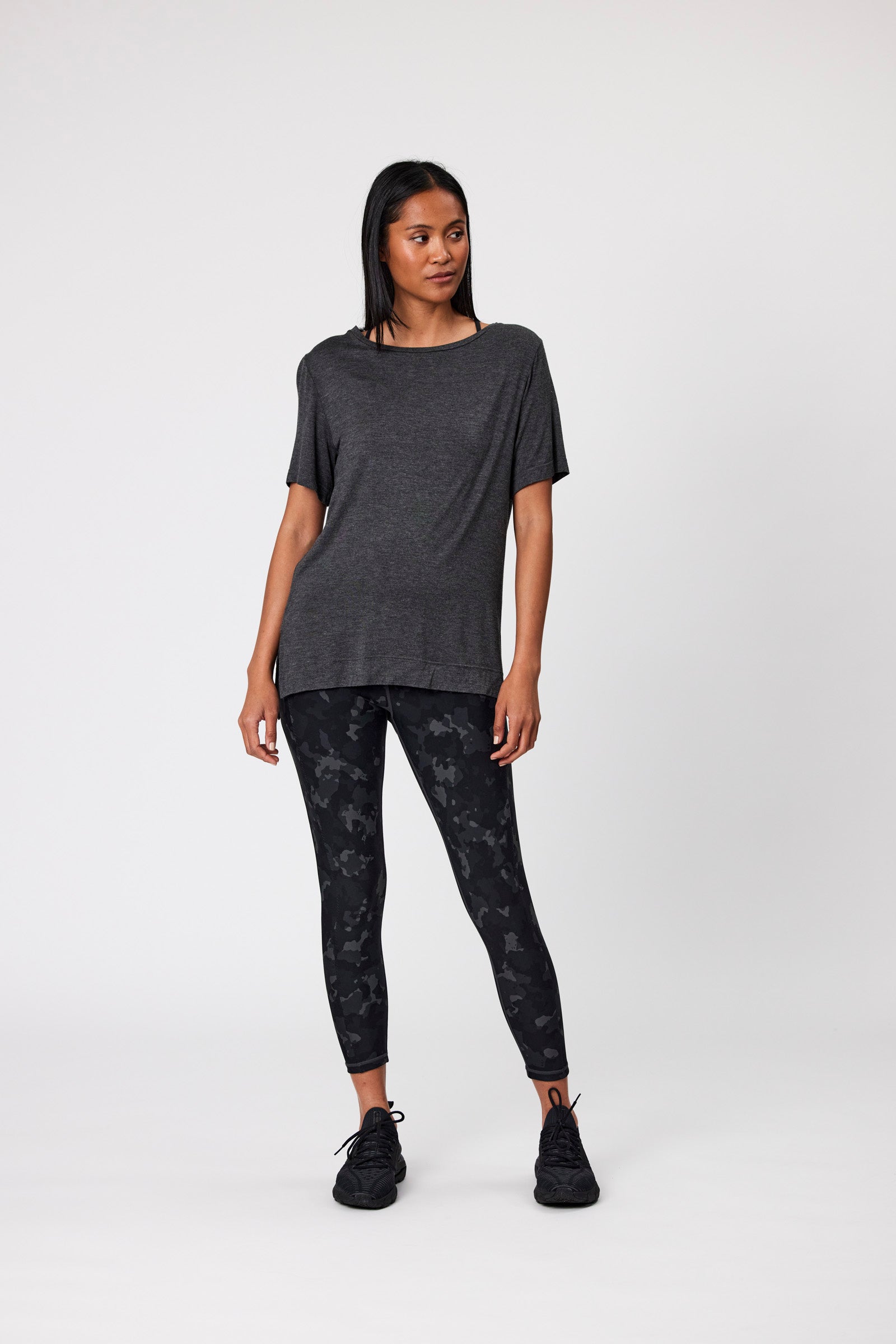 Essential Tee - Charcoal Marle | marlowstore.com
