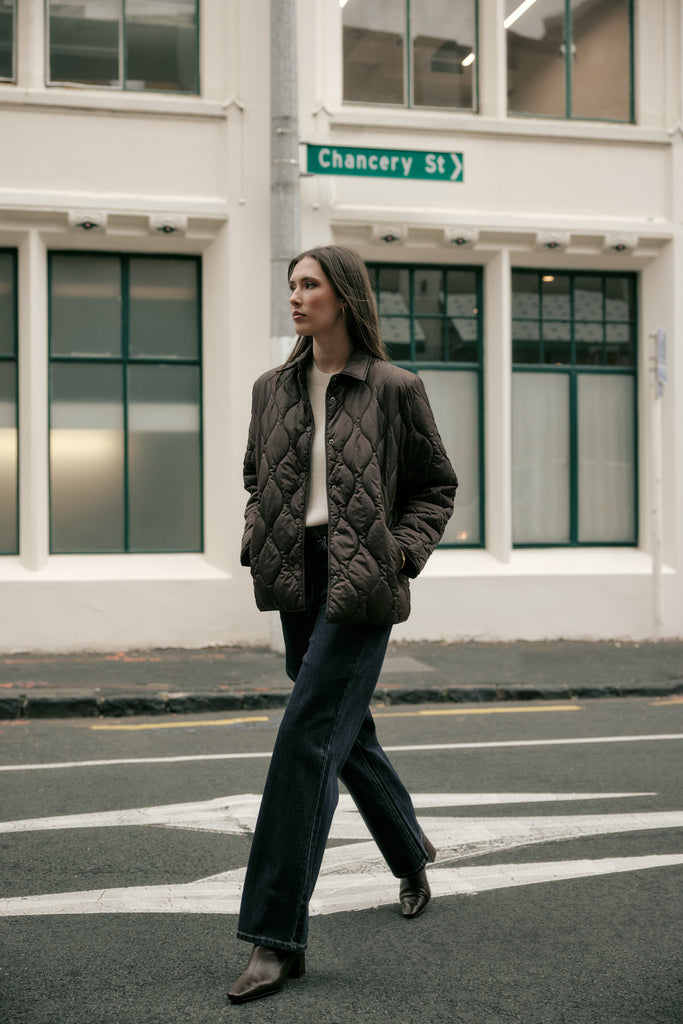 Reusable Java Jackets Toronto Quilted Jacket - Java | marlowstore.com