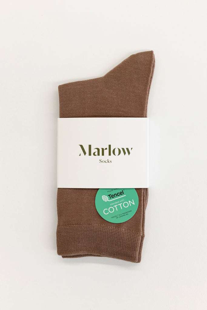 Cotton/Tencel Sock - Wild Mushroom