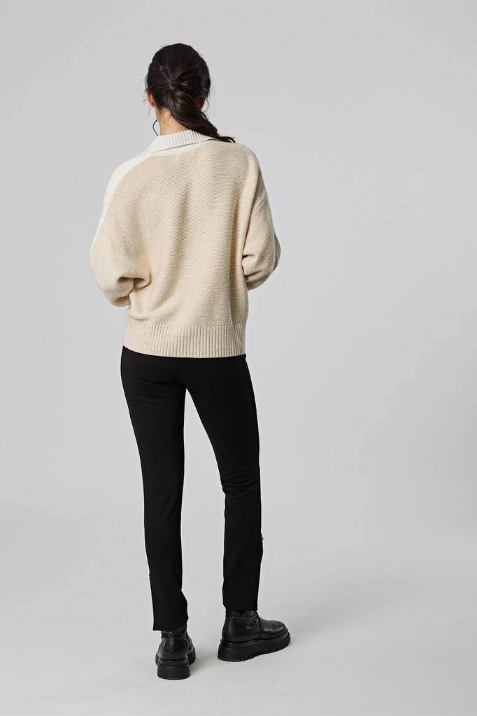 Sideline Sweater - Oatmeal/Cloud