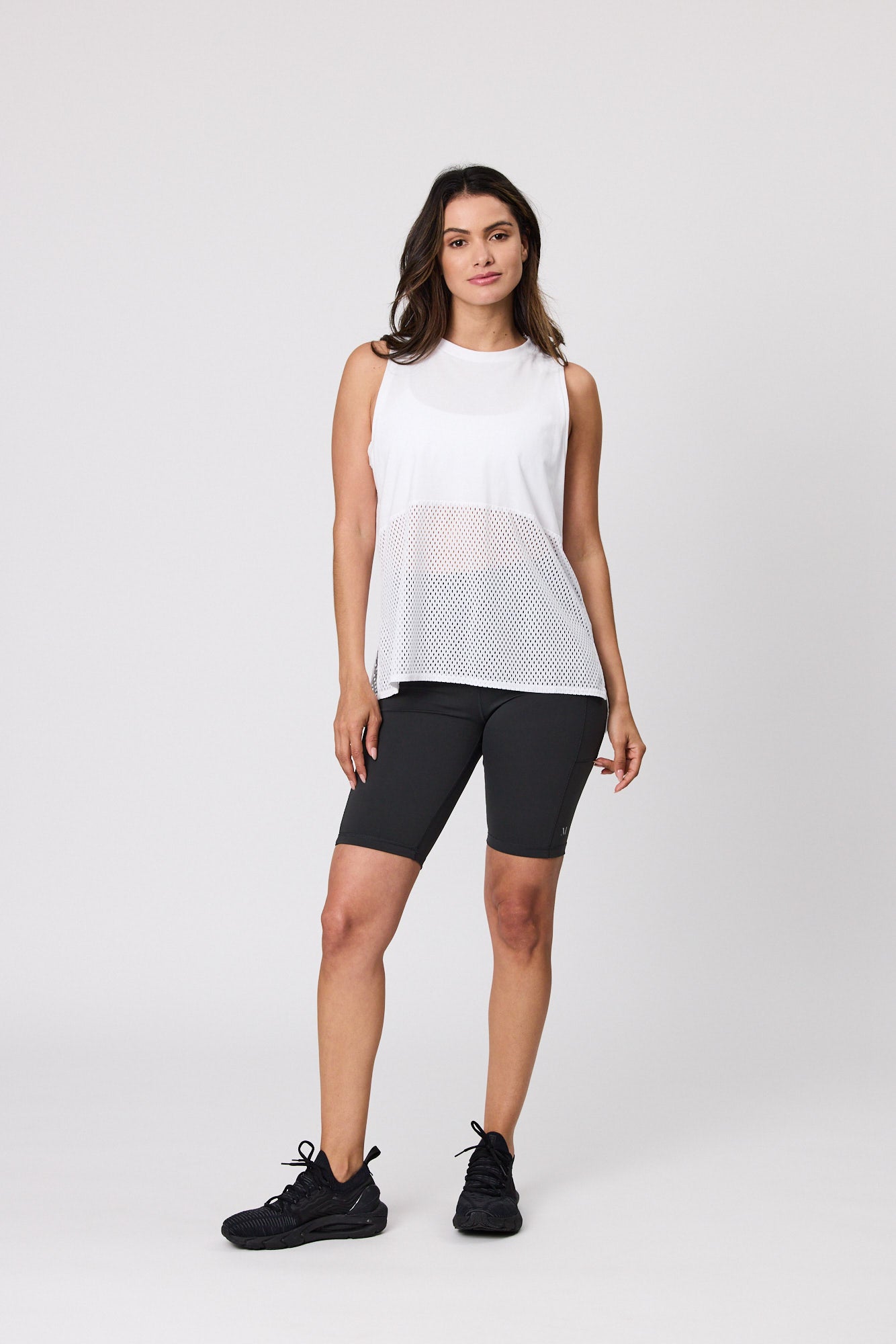 Courtside Tank - White | marlowstore.com
